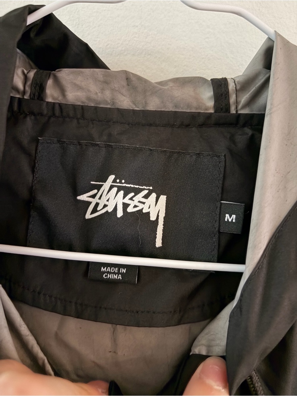 Stussy Men’s Black Hooded Coach Jacket image 5